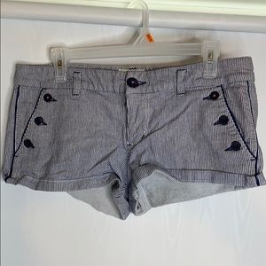 American Eagle striped shorts
